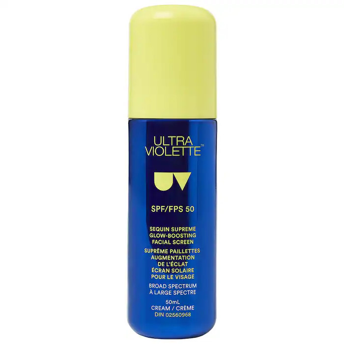 Sequin Supreme SPF 50 Glow-boosting Facial Sunscreen Moisturizer and Primer - Ultra Violette | Se... | Sephora (CA)