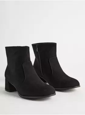 Ankle Block Heel Bootie (WW) | Torrid (US & Canada)