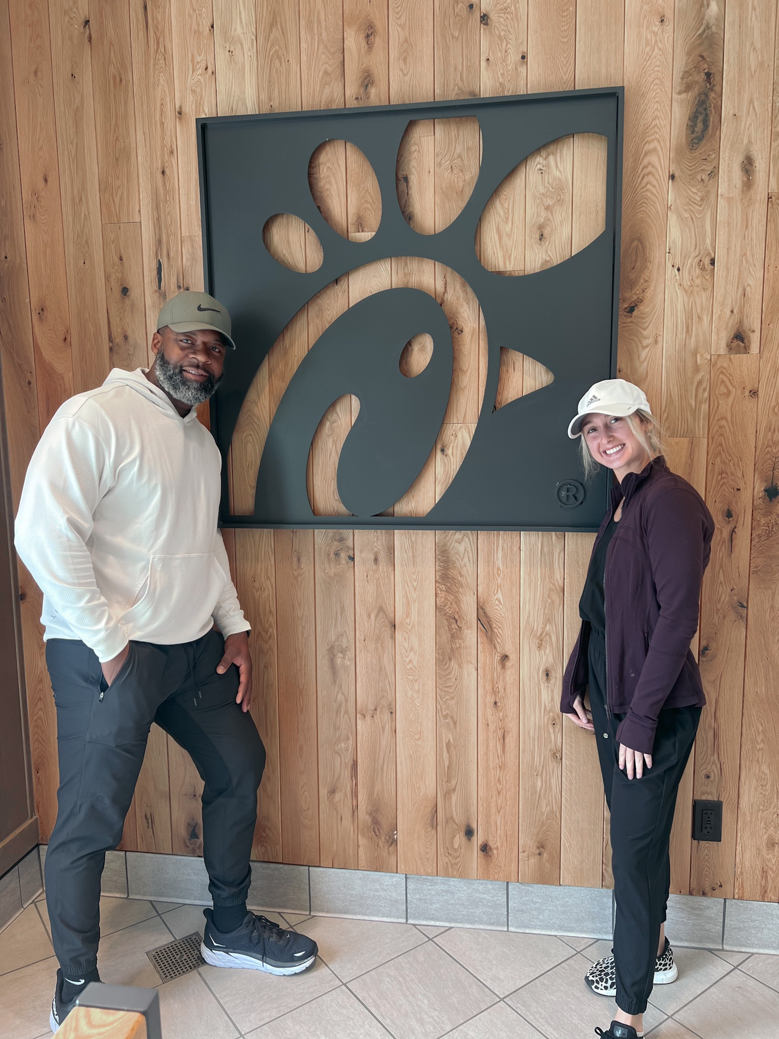 Mens and women's athletic clothes 
Jacket size 4
Jumpsuit size small 

#LTKmens #LTKGiftGuide