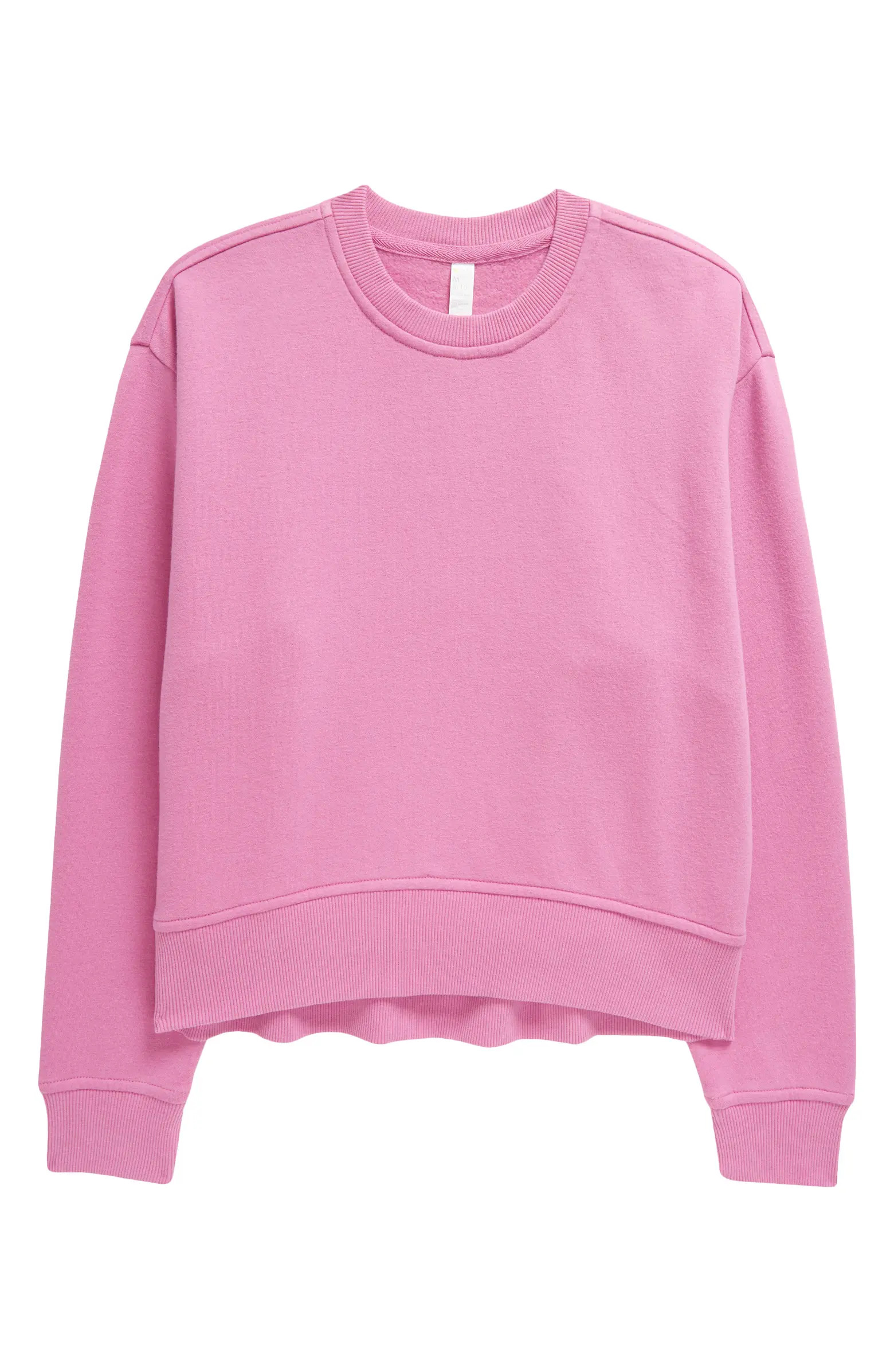 Zella Girl Kids' Cloud Crewneck Sweatshirt | Nordstrom | Nordstrom