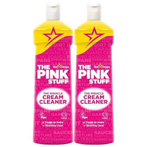 The Pink Stuff Stardrops The Miracle Cream Cleaner 500ml PACK OF 2 | Amazon (US)