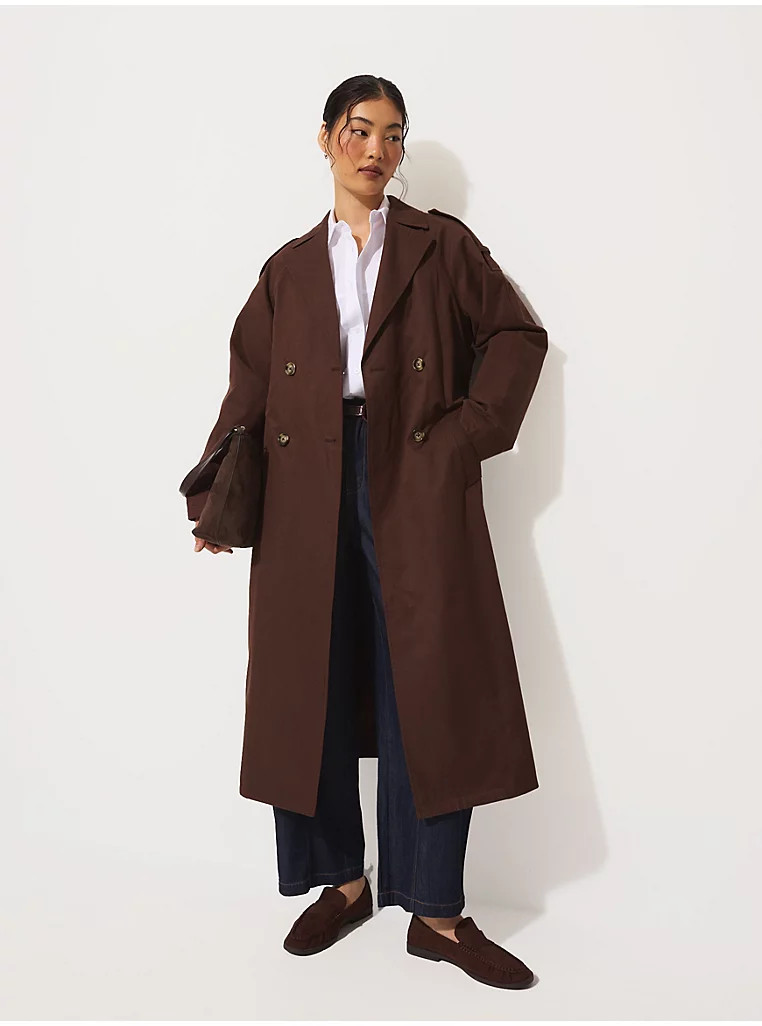 Studio Edit Brown Trench Coat | George