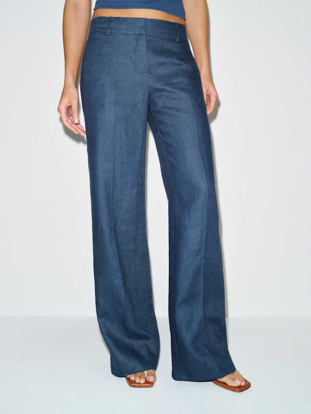 Gisele Low Rise Linen Pant | Reformation (Global)