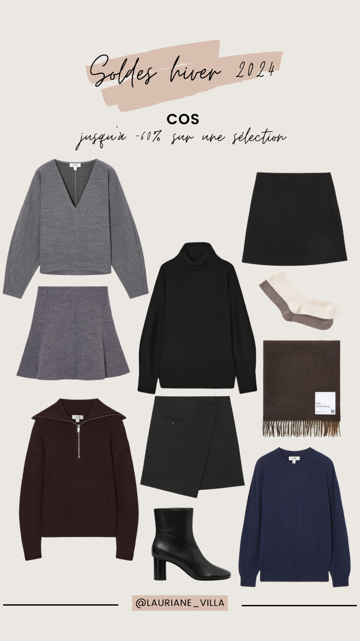SOLDES HIVER 2024 
COS
Jusqu’à -60% sur une sélection 

#LTKSeasonal #LTKeurope #LTKsalealert