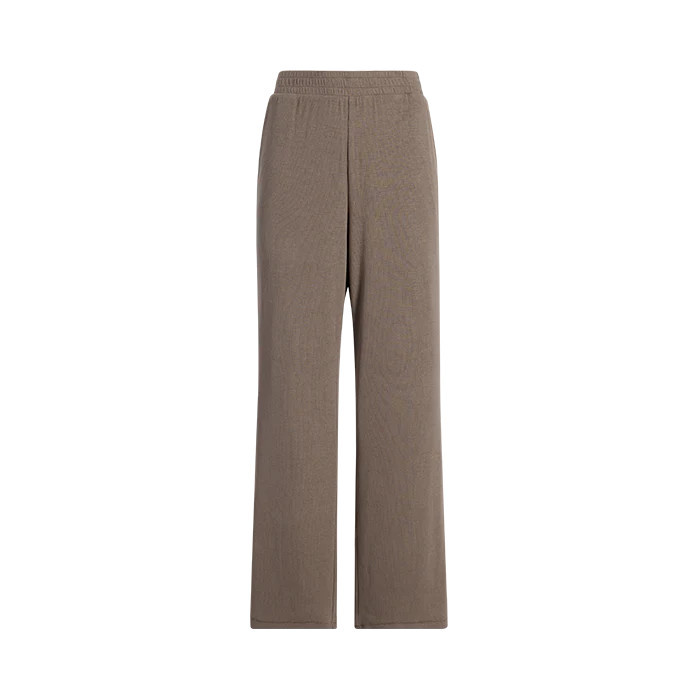 Slinky Rib Wide Leg Pant | Nuuds US