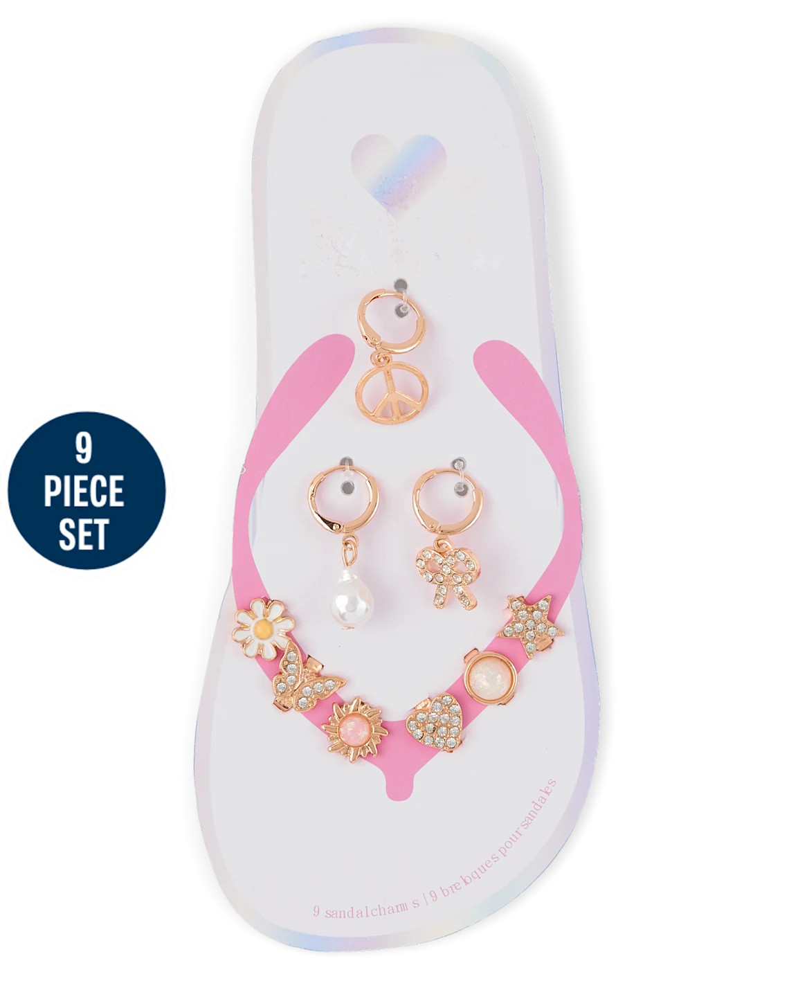 Girls Butterfly Sandal Charm 9-Pack - multi | The Children's Place