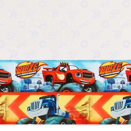 Blaze and the Monster Machines Plastic Table Cover, 54" x 96" | Walmart (US)