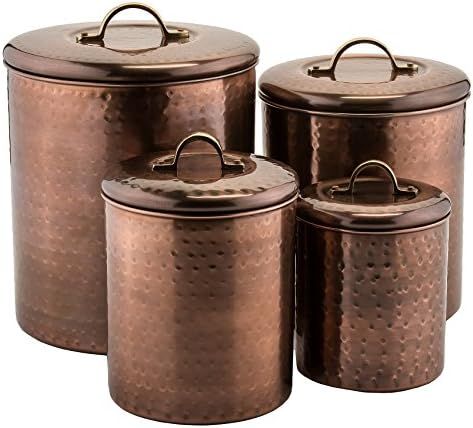 Old Dutch Canister (Set of 4), 4 quart/2 quart/1½ quart/1 quart, Antique Copper | Amazon (US)