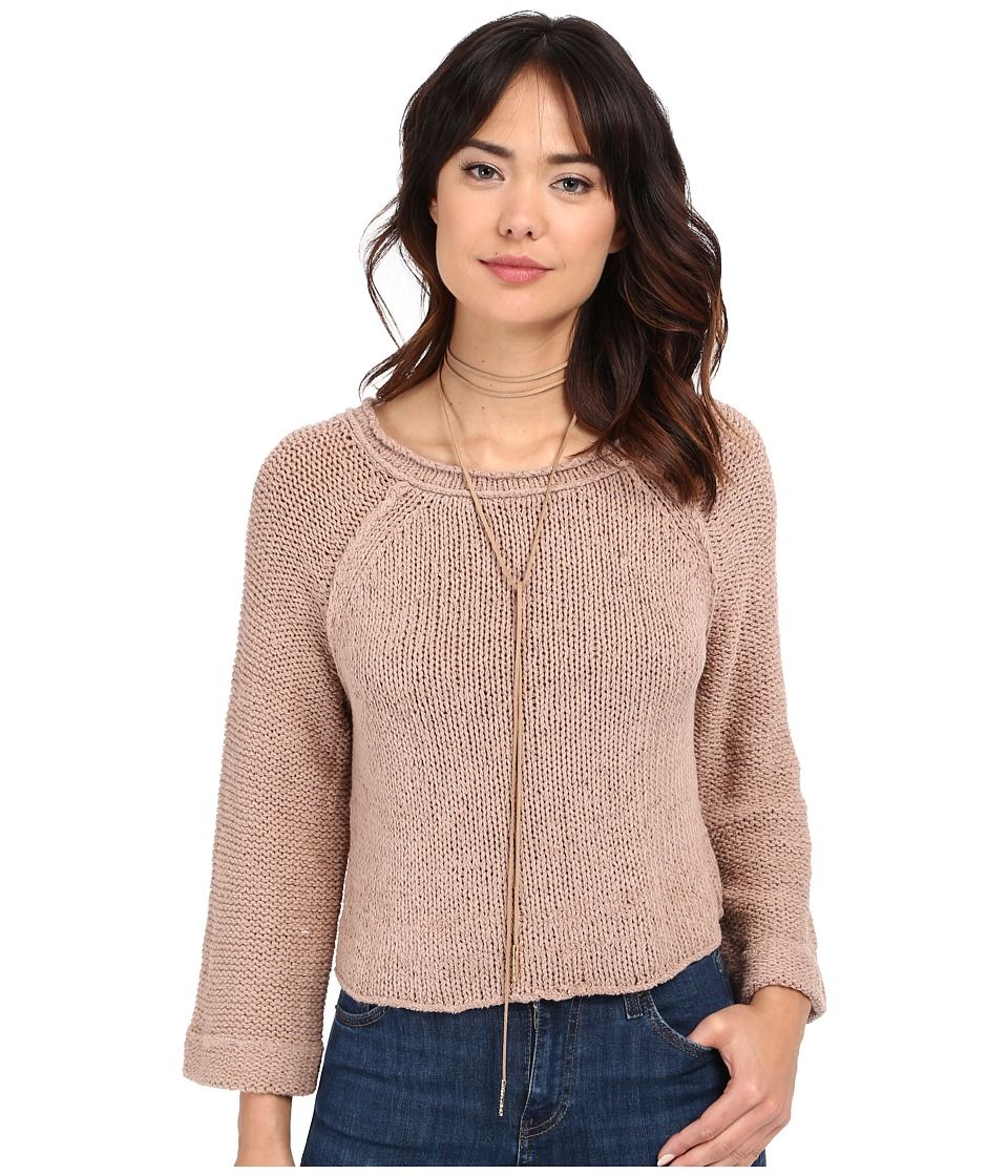 Free People - Endless Stories Pullover (Toasted Almond) Women's Sweater | Zappos