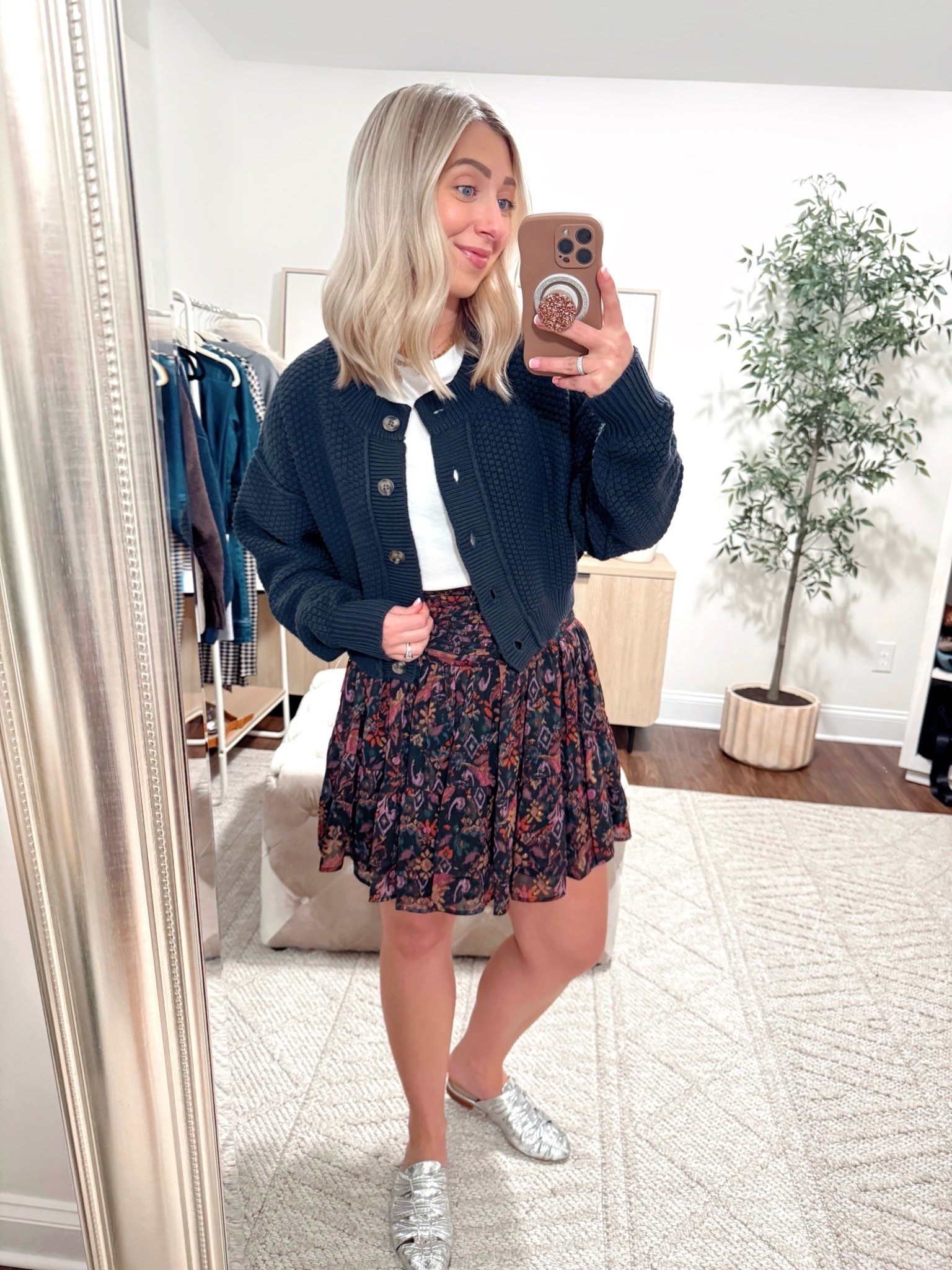 Cutest skirt ever that reminds me of my favorite Misa skirts I love for way less money! Runs TTS, wearing size small in both skirt + sweater! Skirt 50% off

Nordstrom, mini skirts 

#LTKdayinmylife #LTKootd #LTKgrwm