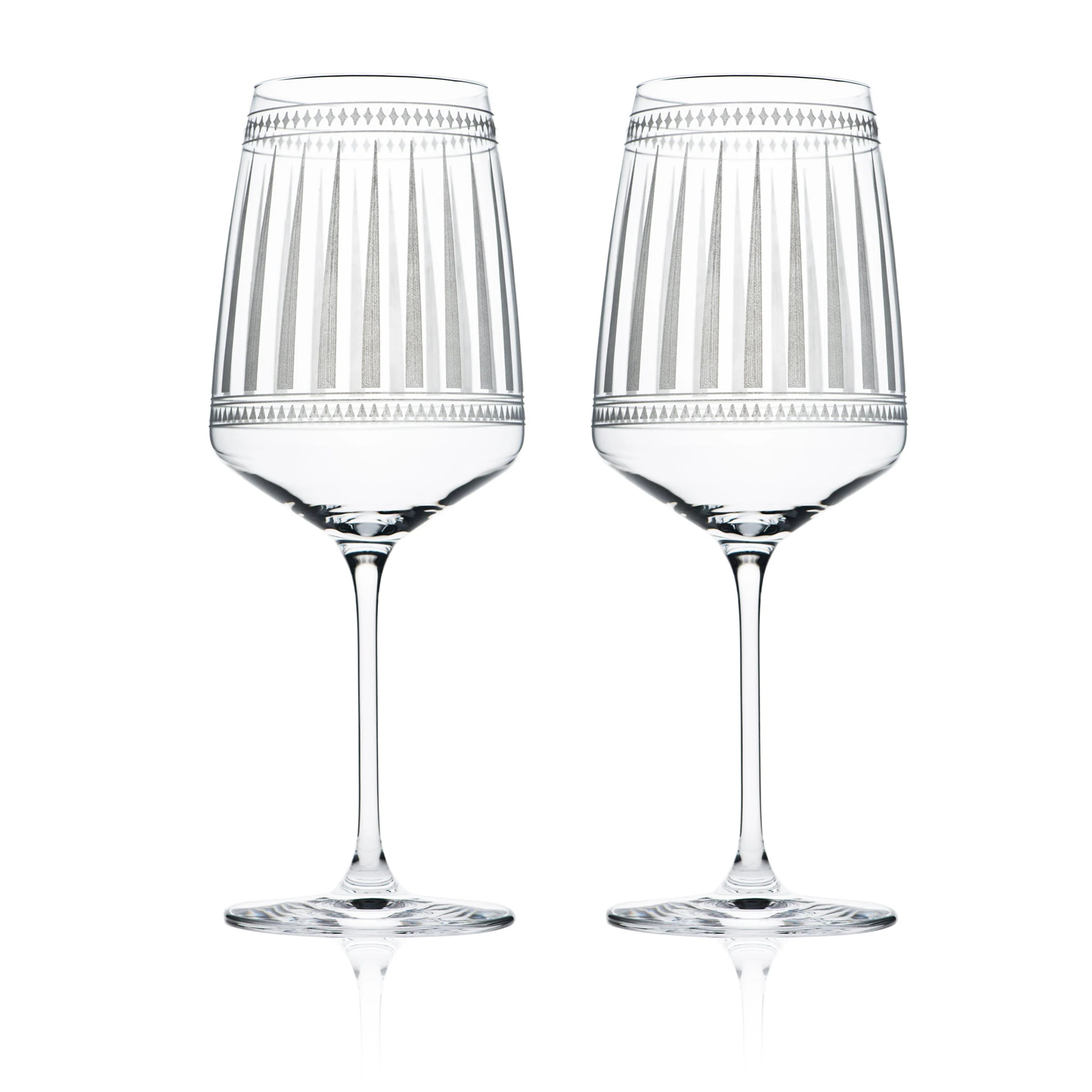 Marrakech Crystal White Wine Glass (Set of 2) | Perigold