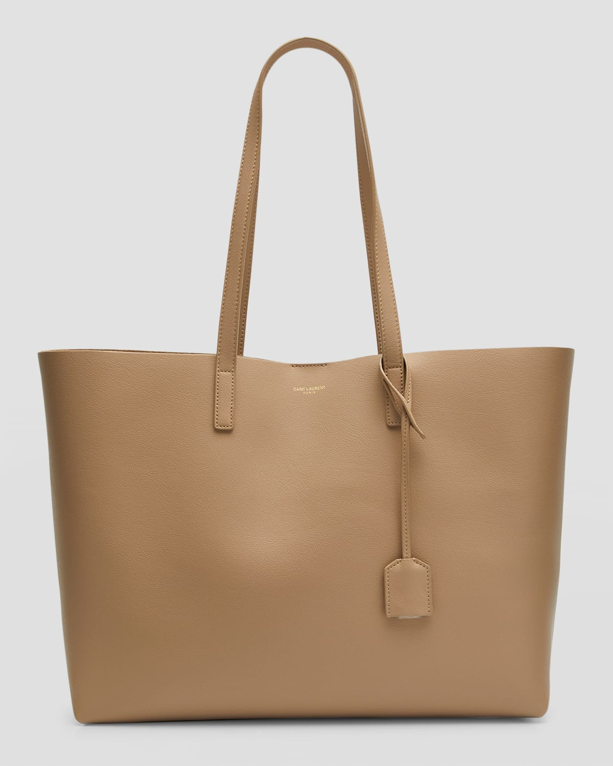 Shopping Bag East-West Tote in Smooth Leather | Neiman Marcus