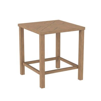 Origin 21 Veda springs Square Outdoor End Table 20-in W x 20-in L Lowes.com | Lowe's