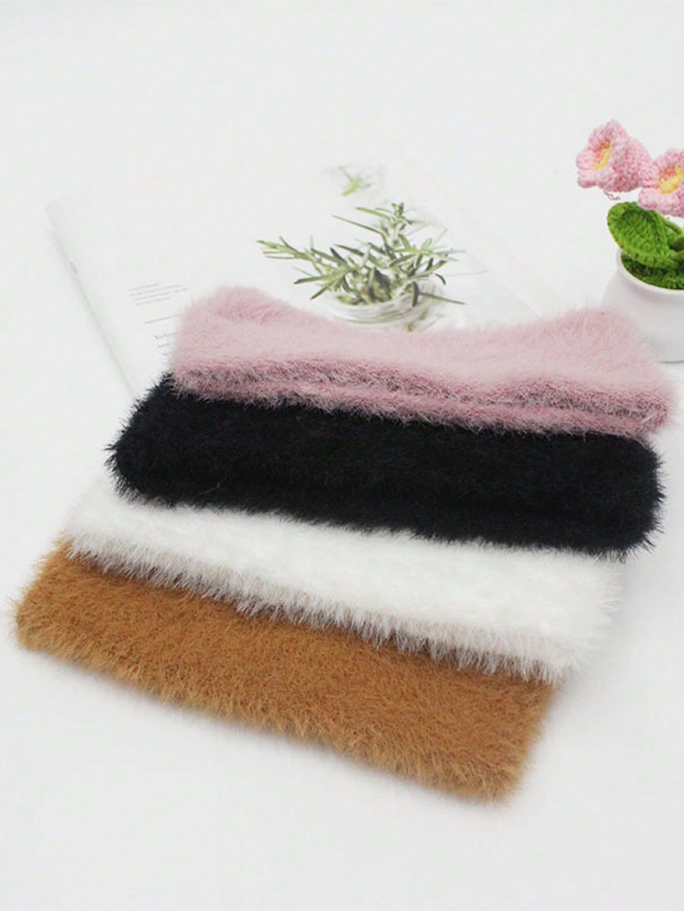 1 pieza Diadema de punto de unicolor y estilo lindo y casual, moda a juego con todo, sencilla y g... | SHEIN