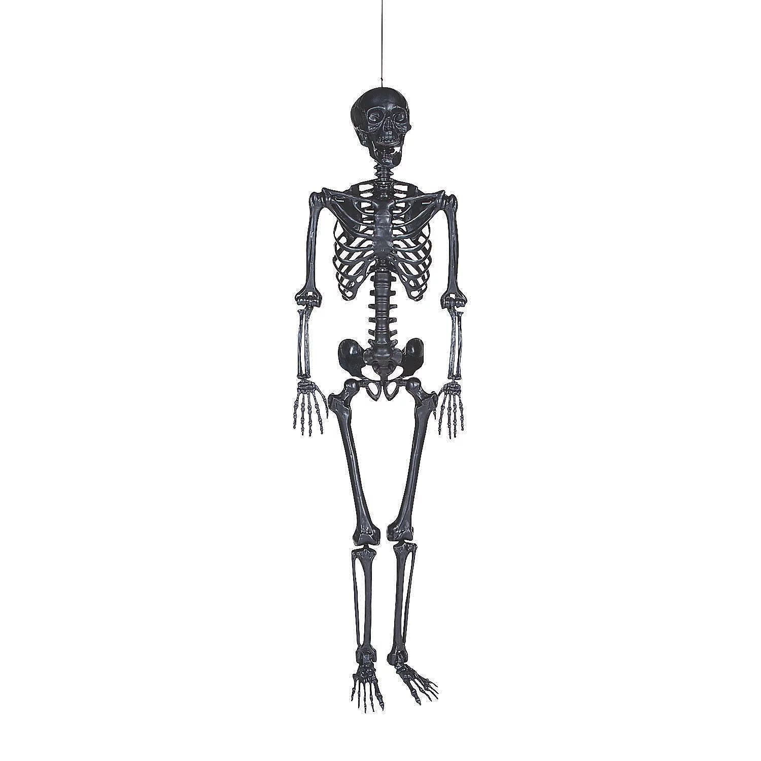 5 Foot Posable Black Skeleton - Home Decor - 1 Piece | Walmart (US)