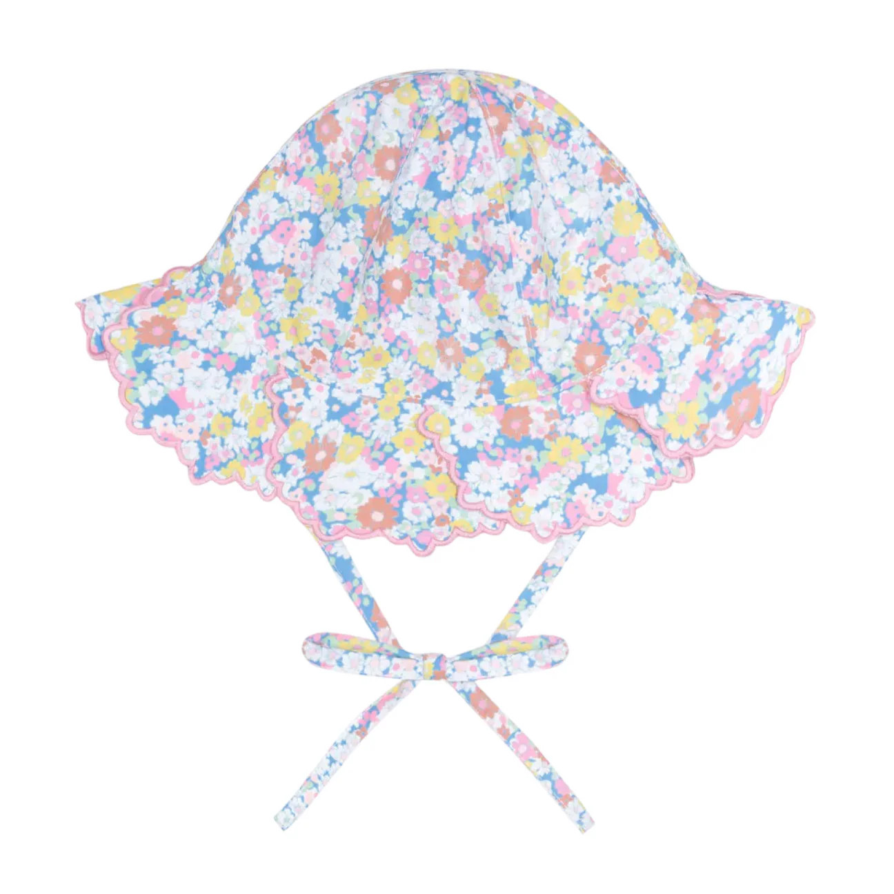 baby jasmine blossom scalloped sun hat | Minnow