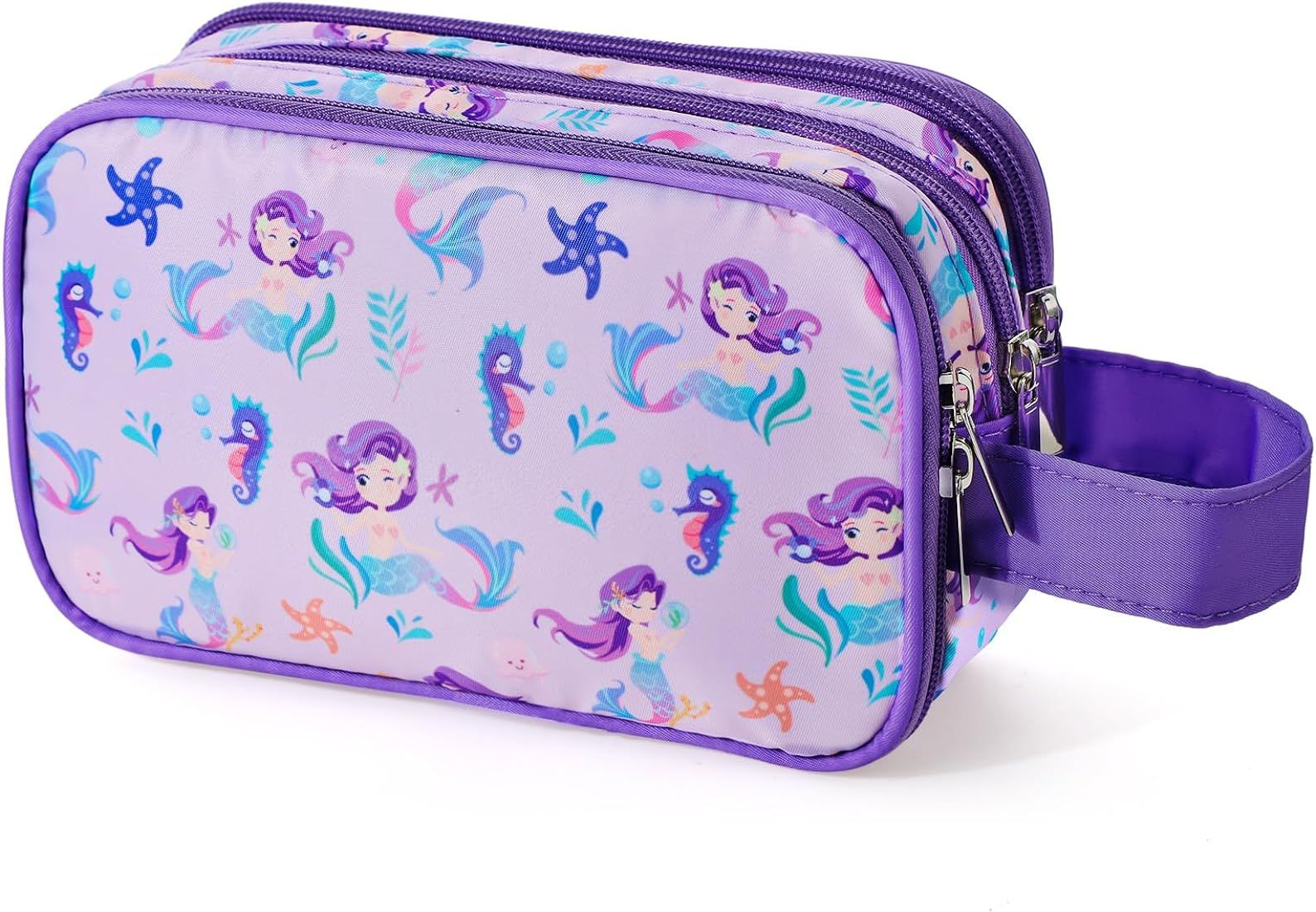 Vipdeal Kids Toiletry Bag for Girls, Travel Toiletry Bag for Little Young Girls Cosmetic Bag Make... | Amazon (US)