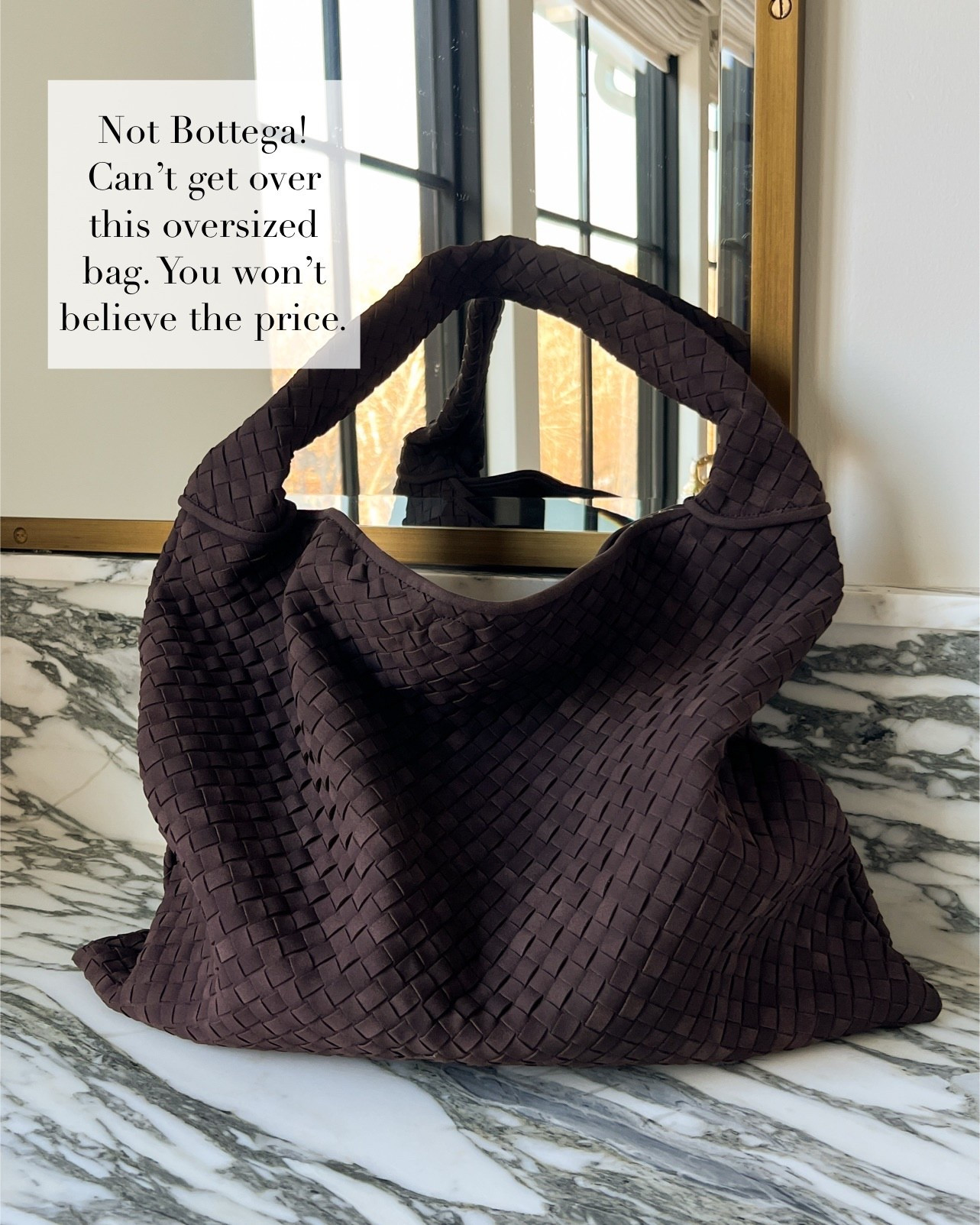 
Okay but listen… this oversized bag? I cannot get over it. It is giving designer energy without being Bottega and you truly will not believe the price. The shape, the slouch, the size, it fits everything and instantly makes an outfit look elevated. If you are looking for a chic, oversized everyday bag that feels luxe but is actually Amazon, this is it. 

miamiamine amazon designer inspired purse oversized tote affordable luxury find chic everyday bag designer look for less minimalist handbag quiet luxury style budget friendly fashion elevated wardrobe staple amazon must haves amazon accessories spring fashion

#LTKTravel #LTKBeauty #LTKmomlife