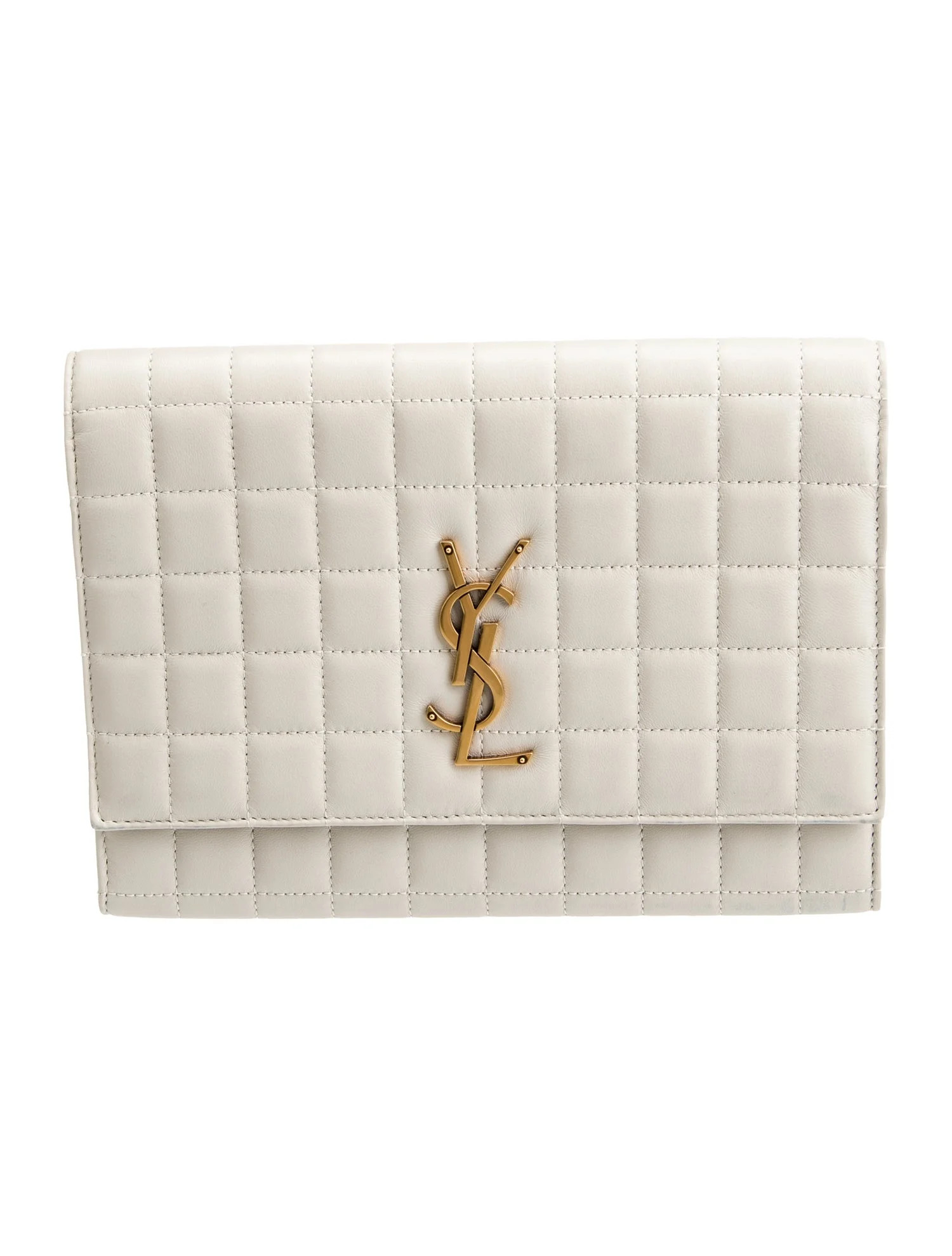 Quilted Monogram Carré-Quilt Matelassé Cassandre Flap Pouch 2023 | The RealReal