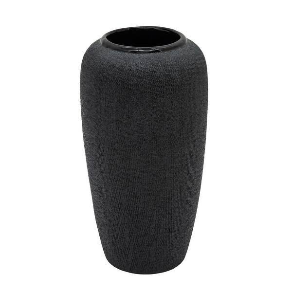12.25" Beaded Vase, Black 12.25"H - Overstock - 32766029 | Bed Bath & Beyond