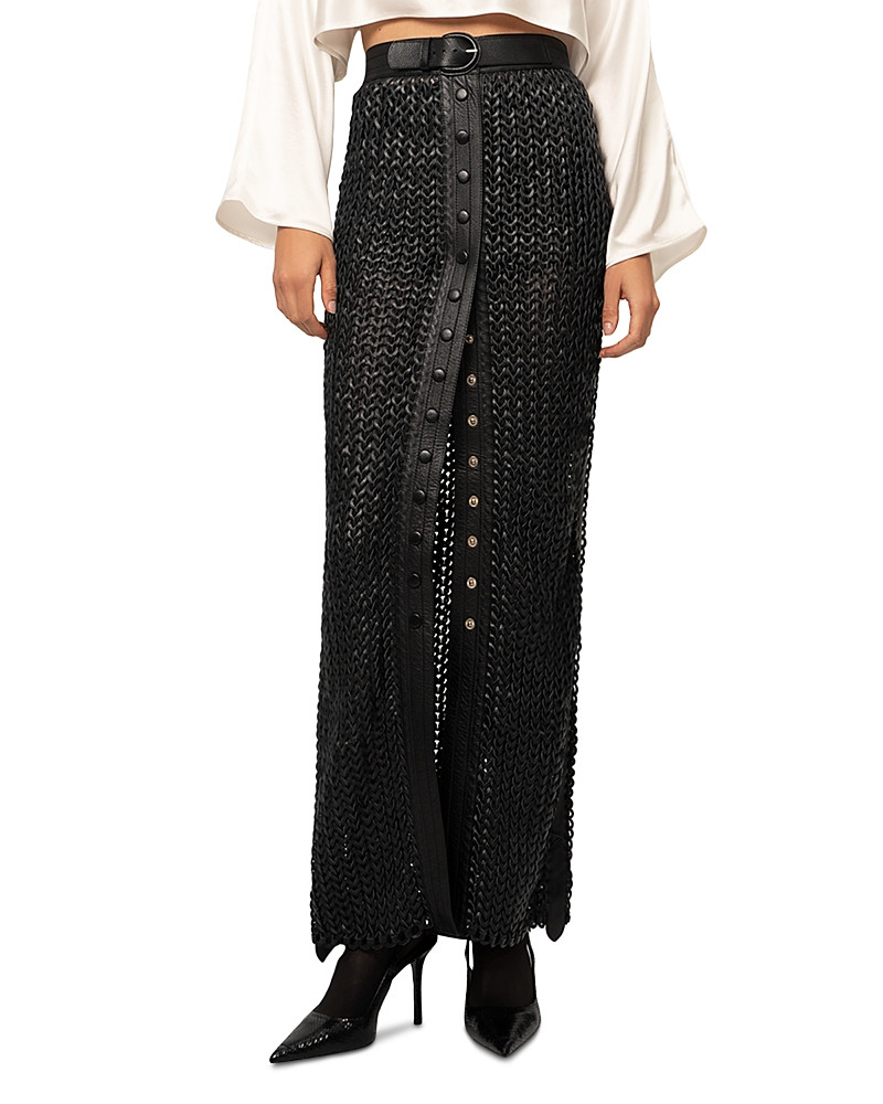 Nonchalant Label Karina Leather Skirt | Bloomingdale's (US)