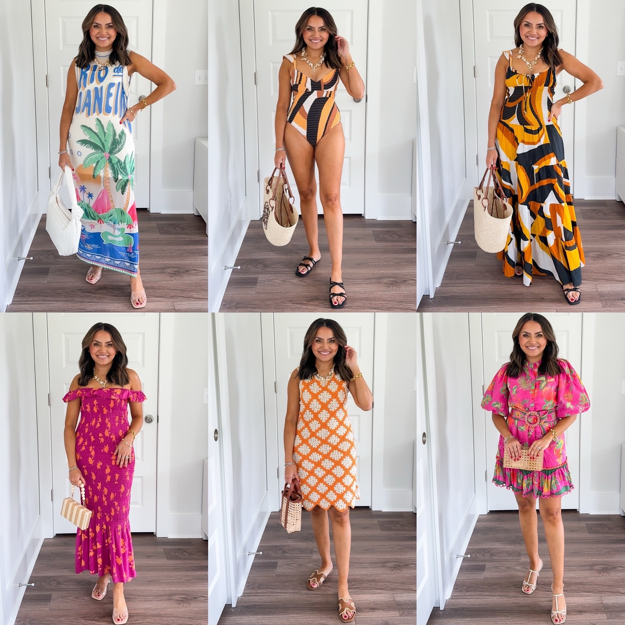 Last day to use code ANTHRO20 for 20% off! 

Graphic mesh midi dress size XS Petite TTS 
Clear heels size 5 TTS

Brown Smocked One piece swimsuits size XS TTS 
Black bow sandals size 5.5 TTS 

Smocked drop waist midi dress size XXS petite TTS 
Black bow flats size 5.5 TTS 

Pink off the shoulder smocked midi dress size XS TTS 
Clear heels size 5 TTS 

Orange crochet mini dress size XS petite TTS 
Brown sandals size 5.5 TTS 

Pink fruit mini dress size XS - could have sized down to an XXS 
Gold heels size 5 TTS  

Wedding guest Dress 
Summer dress 
Wedding guest 
Travel outfit 
Country concert outfit Anthropologie 
Vacation outfit 
Resort wear 
Swim 
 Honey Sweet Petite Honeysweetpetite

#LTKSummerSales #LTKStyleTip #LTKSaleAlert