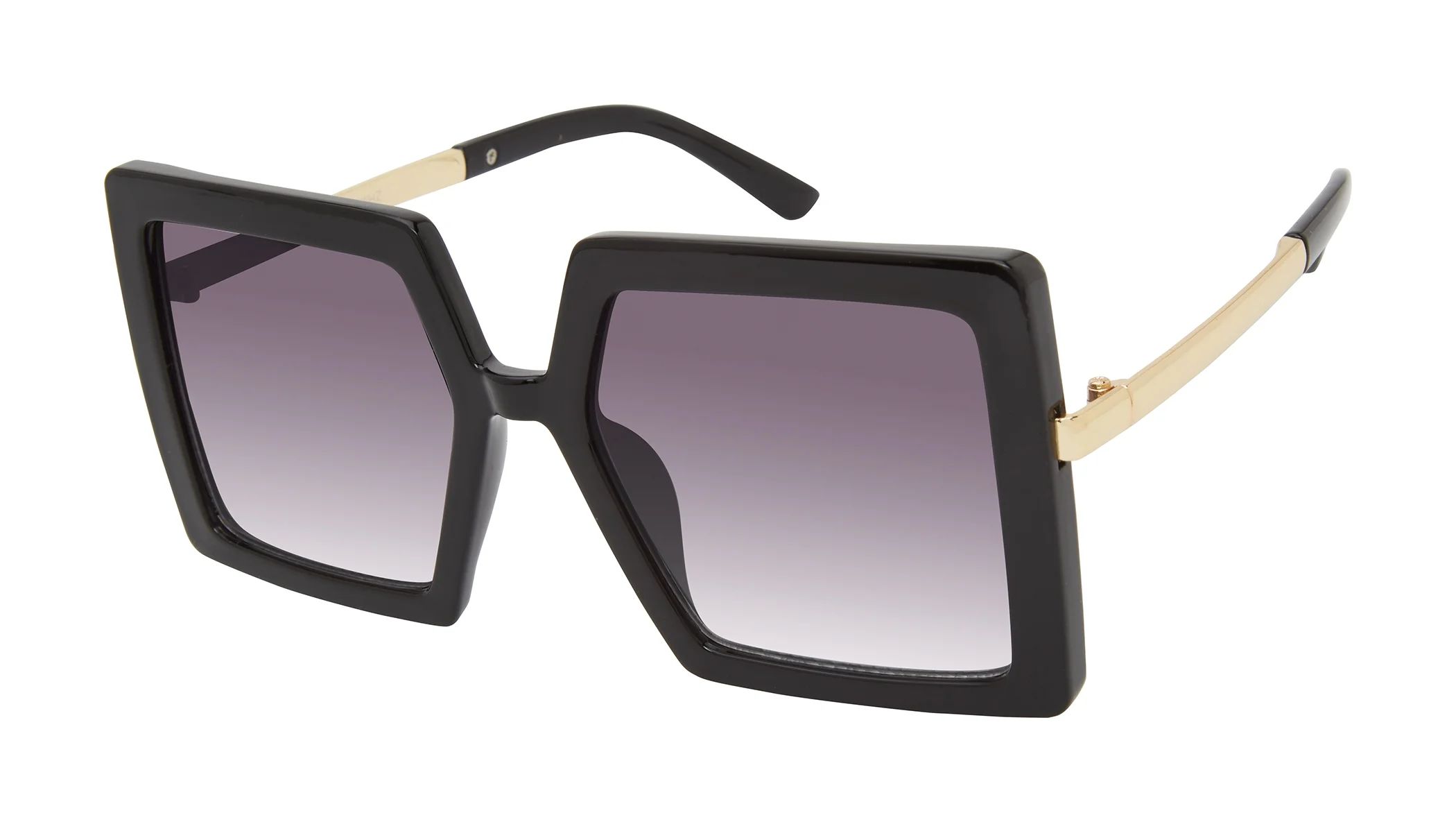 Martha Stewart Women's MS147 Oversized UVA and UVB Protective Square Fashion Sunglasses, 54mm | Walmart (US)