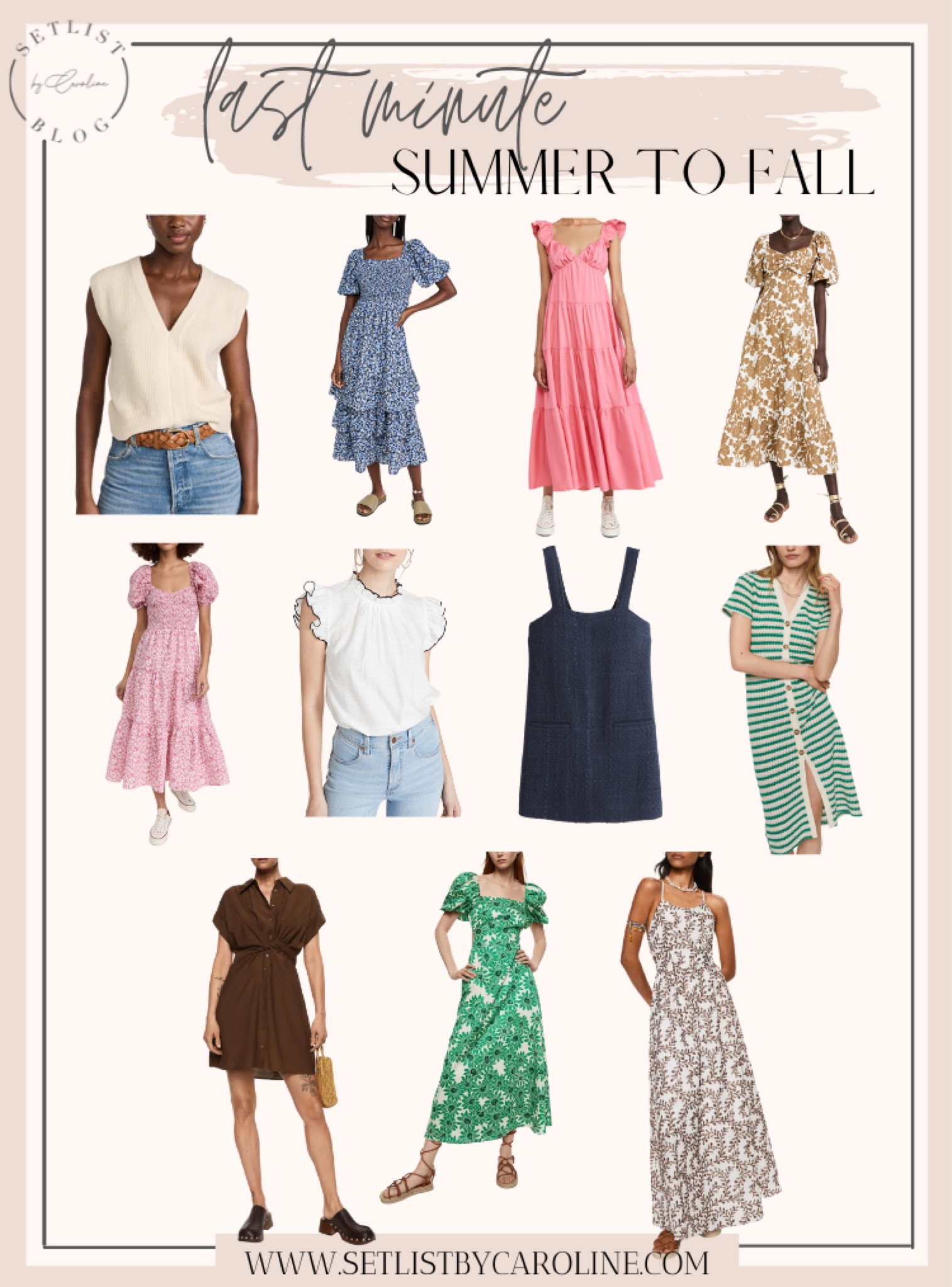 Cute and easy summer to fall pieces! 

#LTKstyletip #LTKSeasonal