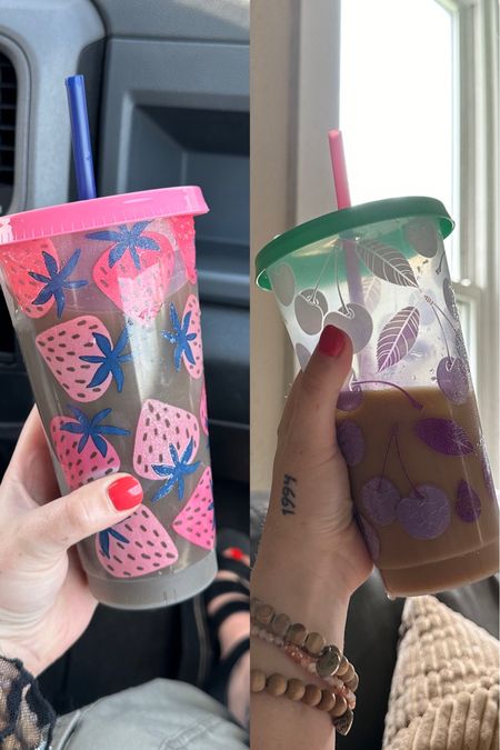 Super cute and super affordable color changing tumblers for summer! $5 on @walmart Walmart website!! Comes in a 4 pack. Love the fruit cups!!! 

#LTKHome #LTKU