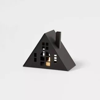 Black Metal A-Frame House Decorative Figurine - Wondershop™ | Target