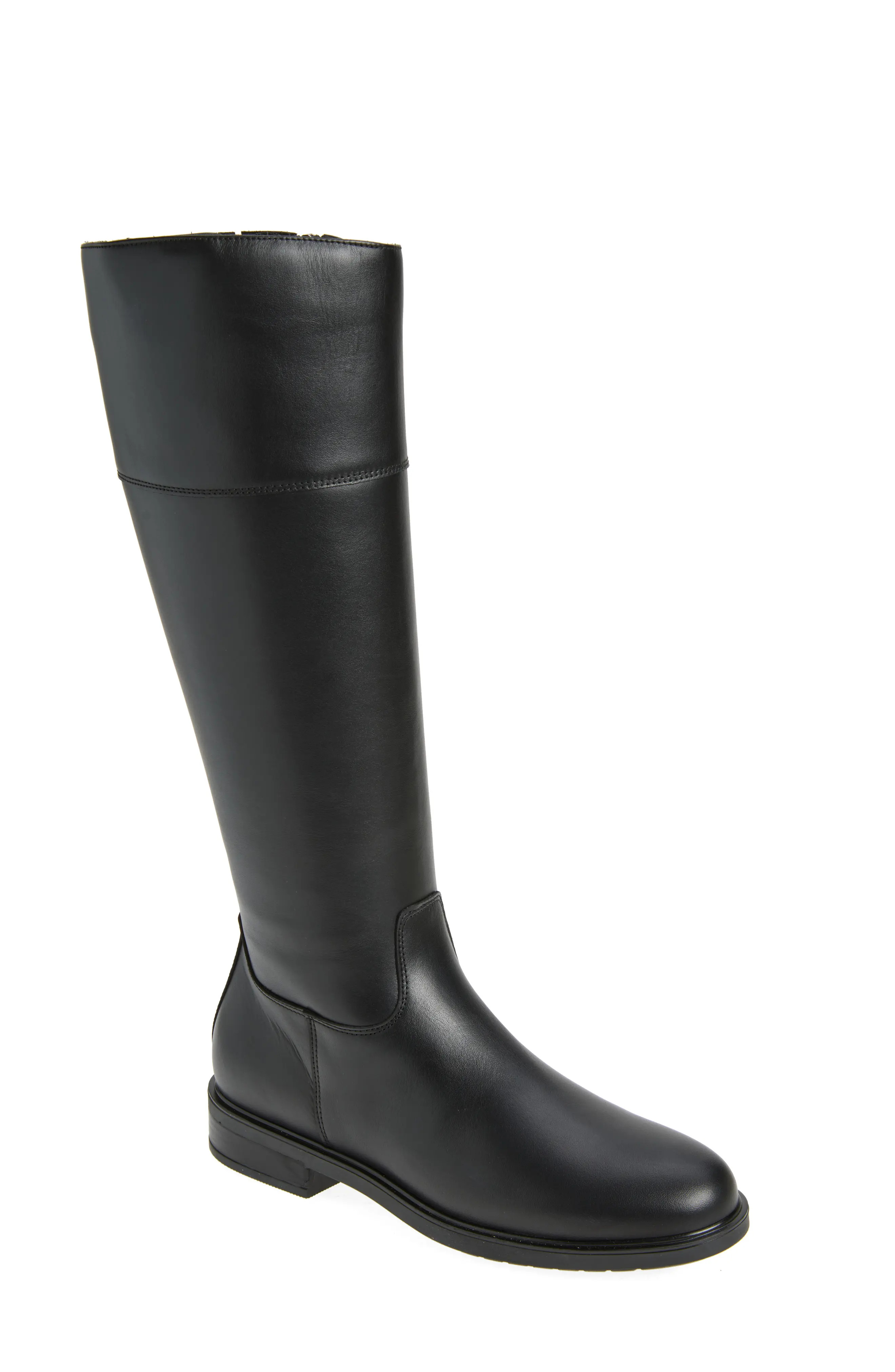 La Canadienne Sylas Tall Leather Boot in Brunette Suede at Nordstrom, Size 6.5 | Nordstrom