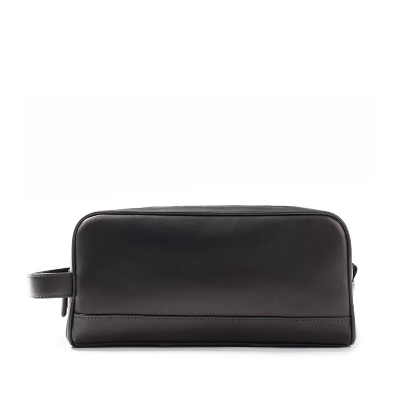 Double Zip Toiletry Bag | Leatherology