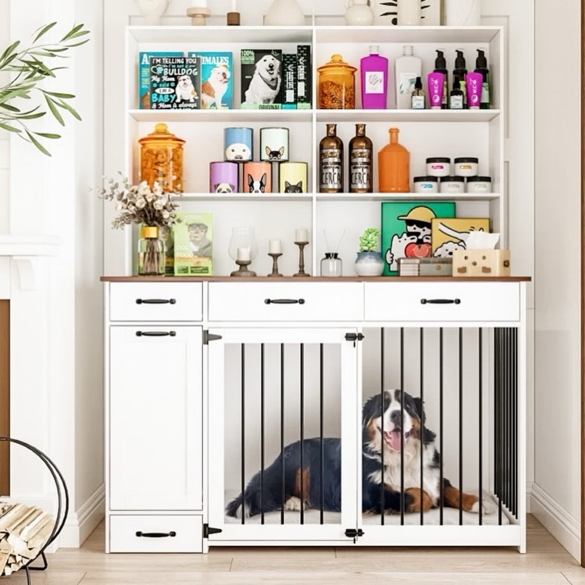 Hate the look of a dog crate pet parents?

This affordable  dog crate/ cabinet combo with shelves and dog food drawer is the ideal space saver! I love furniture that has multiple functions. The beautiful modern style and white color will compliments any home. #ltkpet #ltkdog

Wayfair | pet | dog | crate 

#LTKMostLoved #LTKsalealert