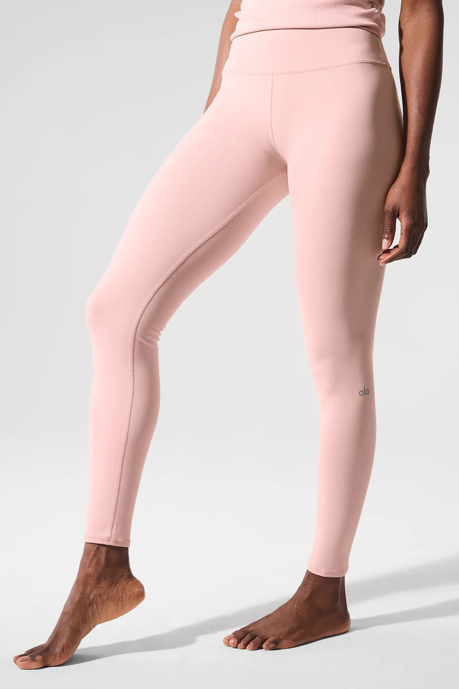 ALO | 7/8 High-Waist Airbrush Legging in Pink Quartz, Size: XS | Alo Yoga (US)