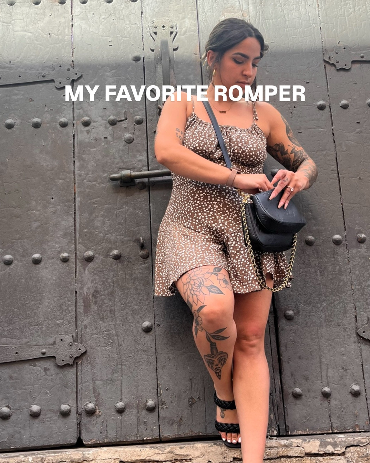 My favorite Amazon dress/romper! 🧸 I got it in 2022 and have worn it for years. Great quality, cute and midsize friendly! Can be dressed up or down. Wearing a Medium 🤎

#LTKPetite #LTKMidsize #LTKSeasonal