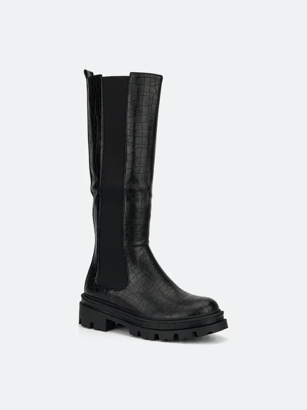 Torgeis Women's Madina Tall Boot - Black - US 10 | Verishop