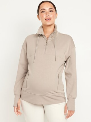 Maternity Dynamic Fleece Half Zip | Old Navy (US)