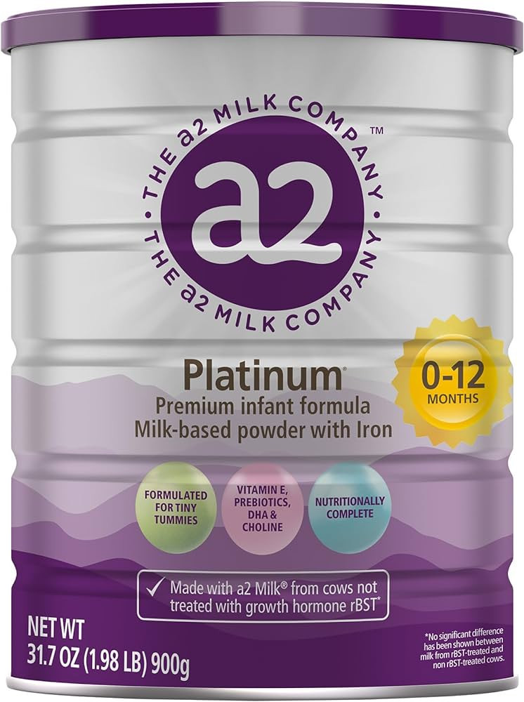 a2 Platinum Premium Infant Formula for Babies 0-12 Months | Milk-based Powder with Iron | Nutriti... | Amazon (US)