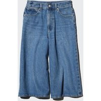 Uniqlo - Denim Culottes - Blue - 22inch | UNIQLO (UK)