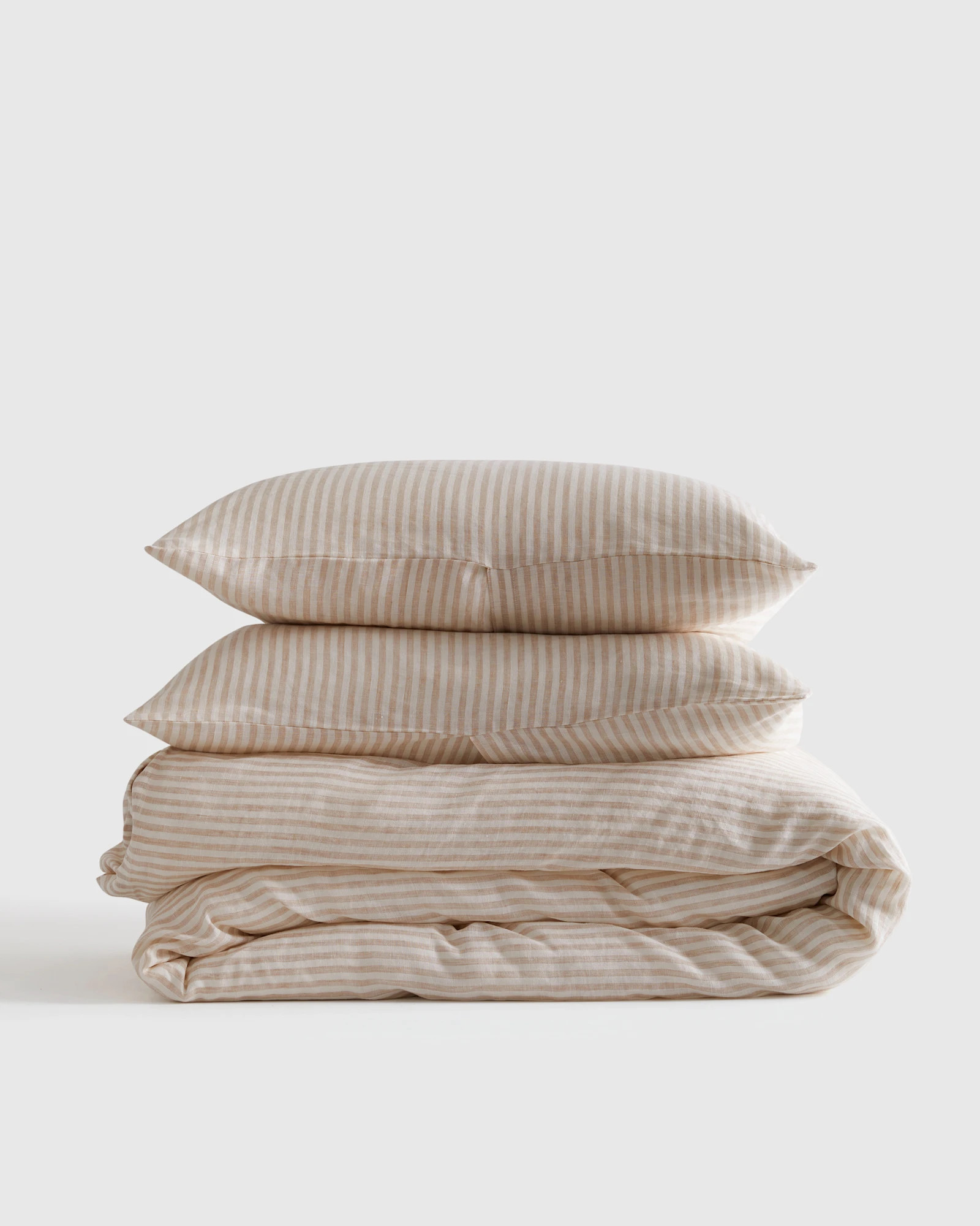 European Linen Stripe Duvet Cover Set | Quince | Quince