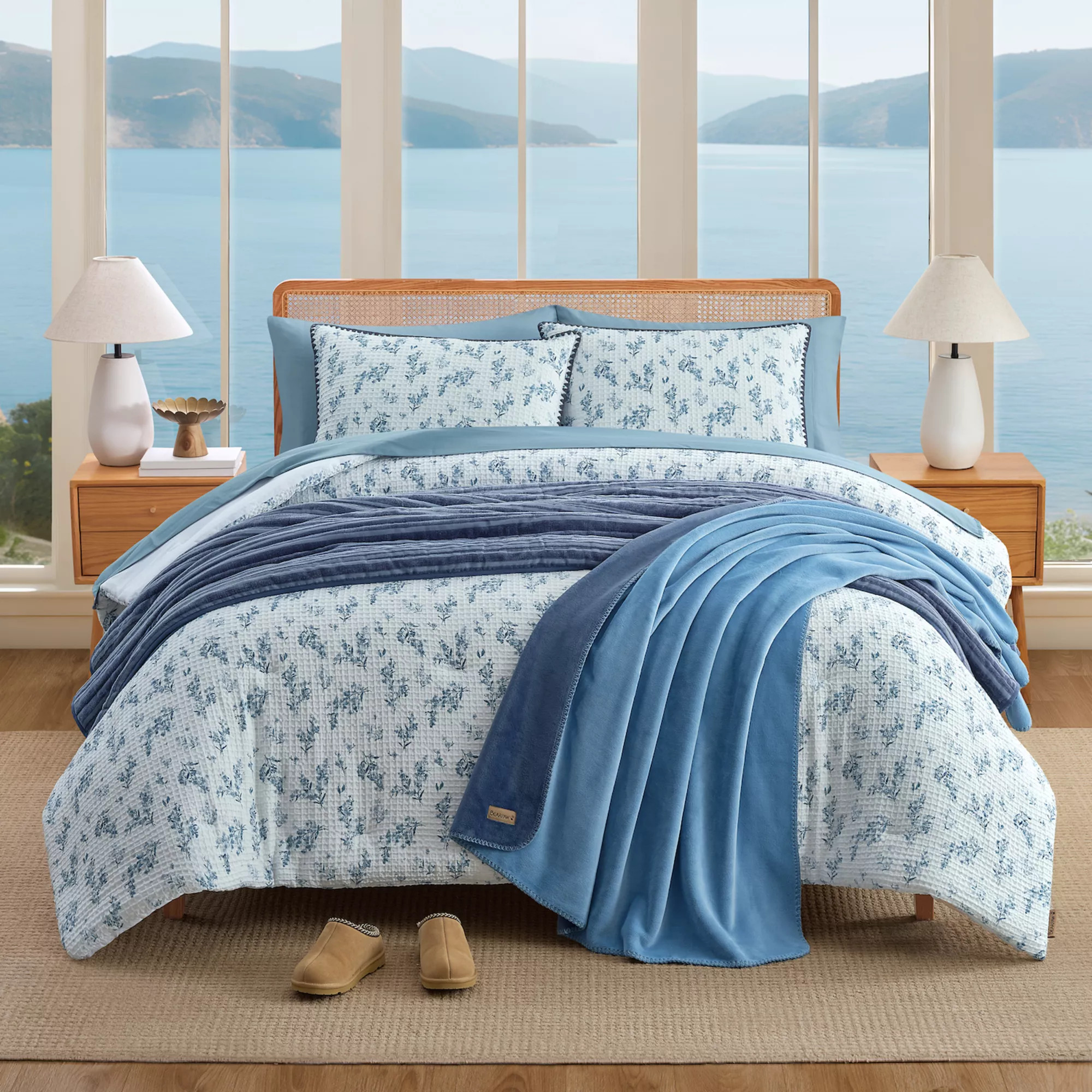 Bearpaw Talley Waffle Comforter Set with Shams | Kohl's