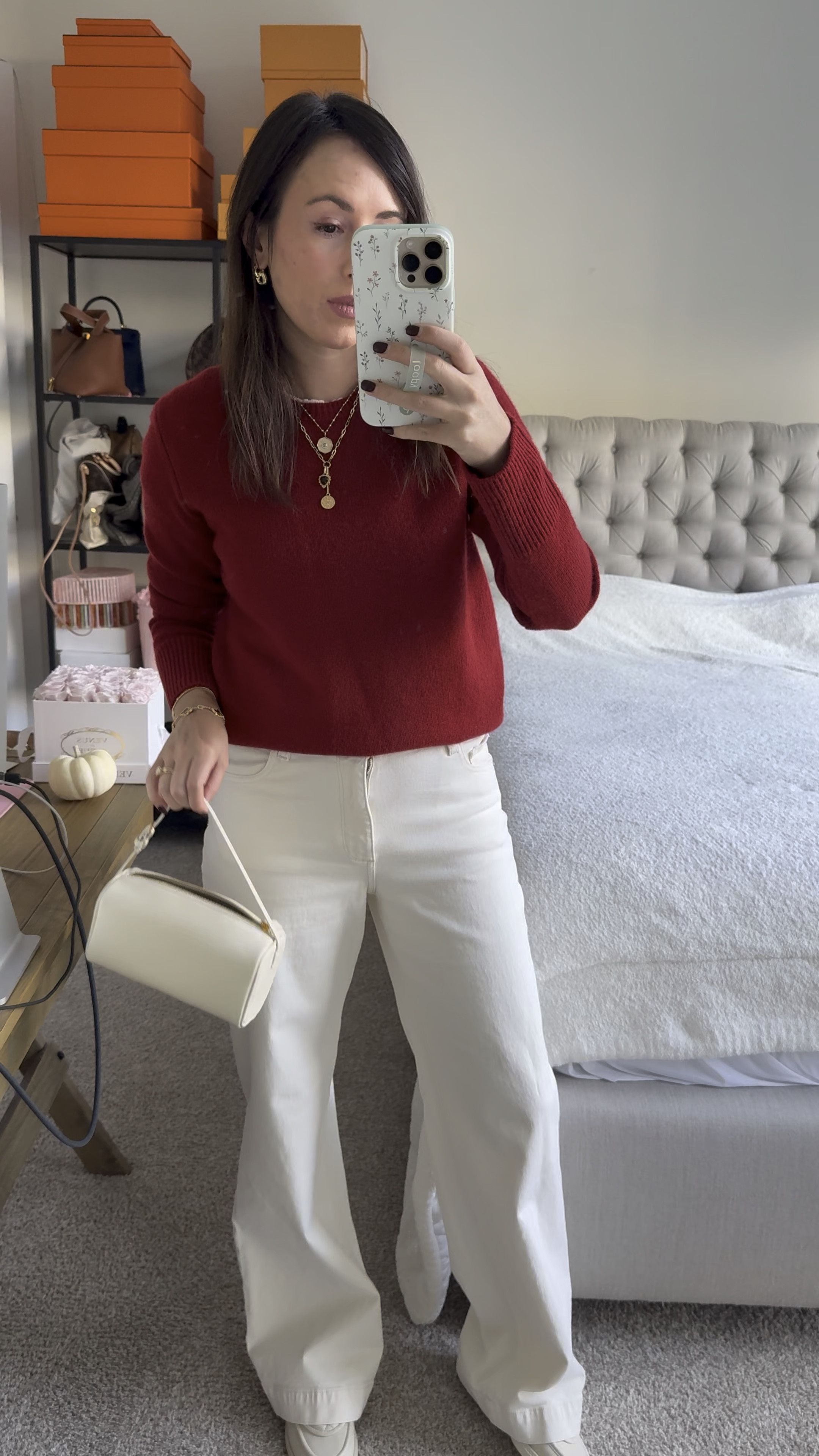 Vince red cashmere sweater (small), best baggy ecru ivory jeans (25)



#LTKFindsUnder100 #LTKStyleTip #LTKSeasonal