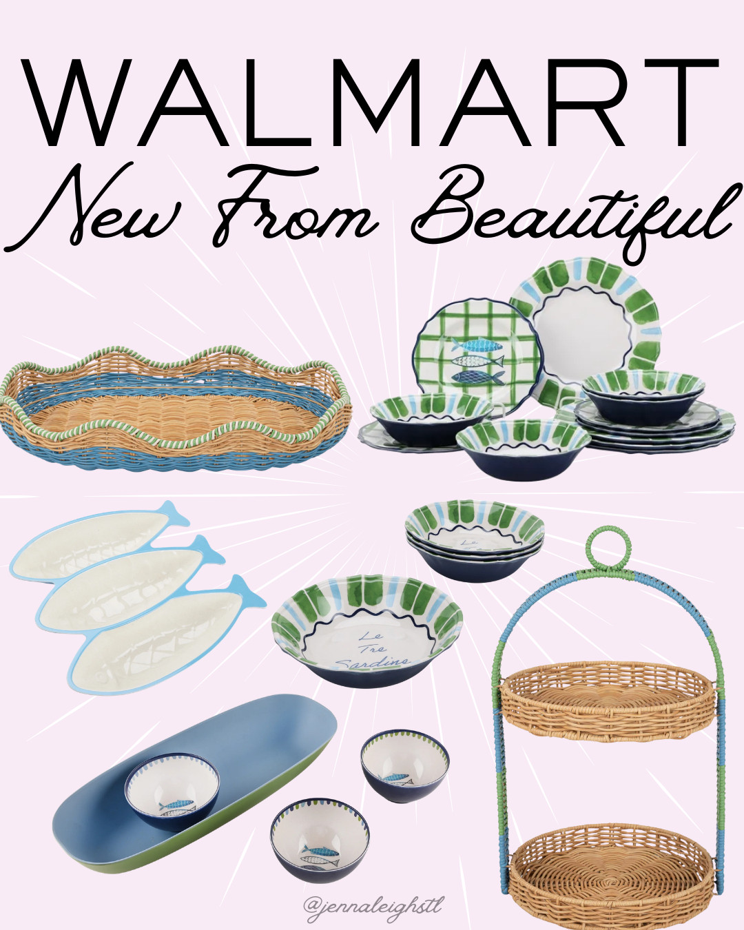 Loving all these Walmart finds from Drew Barrymore’s Beautiful line, from the bamboo melamine dinnerware sets to the rattan trays and serveware. Such fun colorful pieces that are perfect for hosting or everyday use. 

 #LTKfoodie #LTKSeasonal #LTKHome