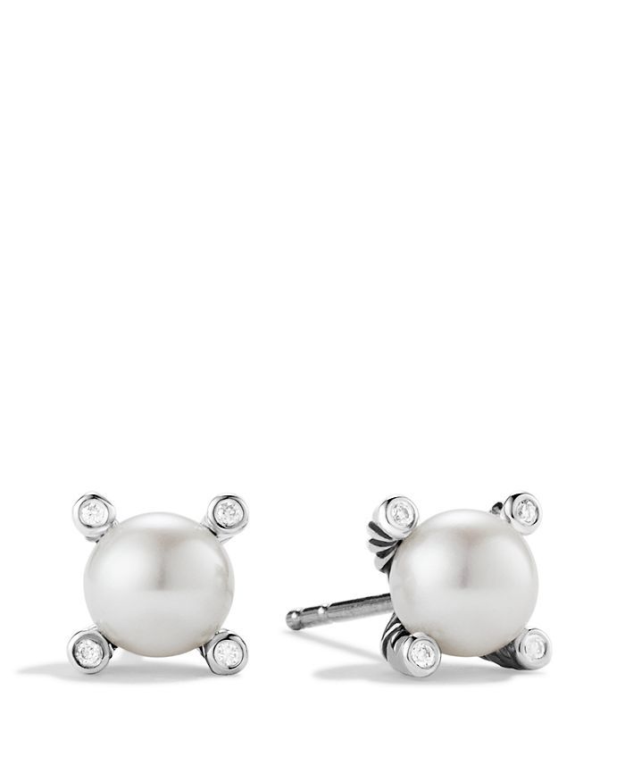 David Yurman Pearl Earrings with Diamonds Jewelry & Accessories - Bloomingdale's | Bloomingdale's (US)