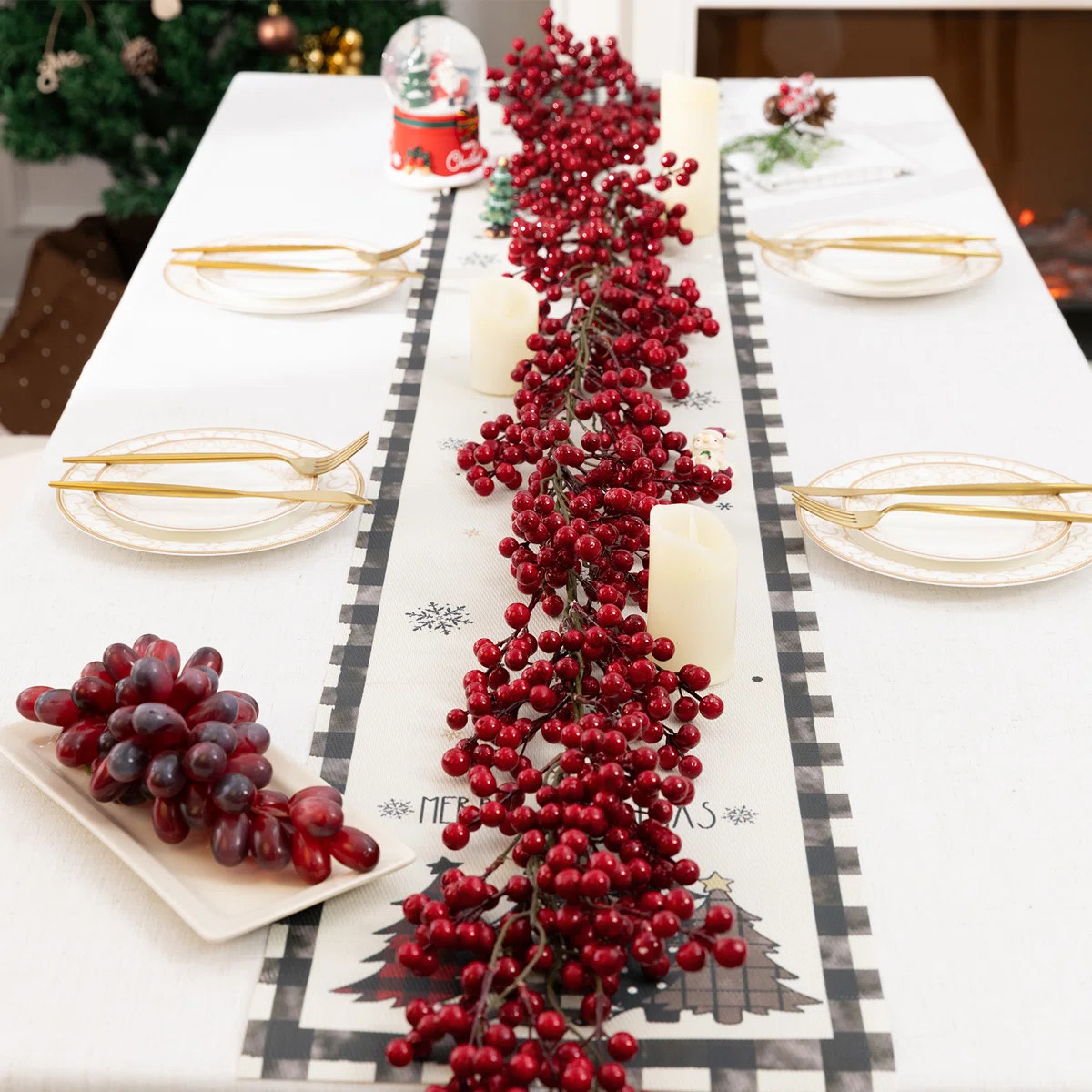 71" in. Faux Berry Garland (Set of 2) | Wayfair North America