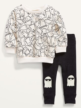 2-Piece Halloween Pullover Sweatshirt and Pants Set for Baby | Old Navy (US)