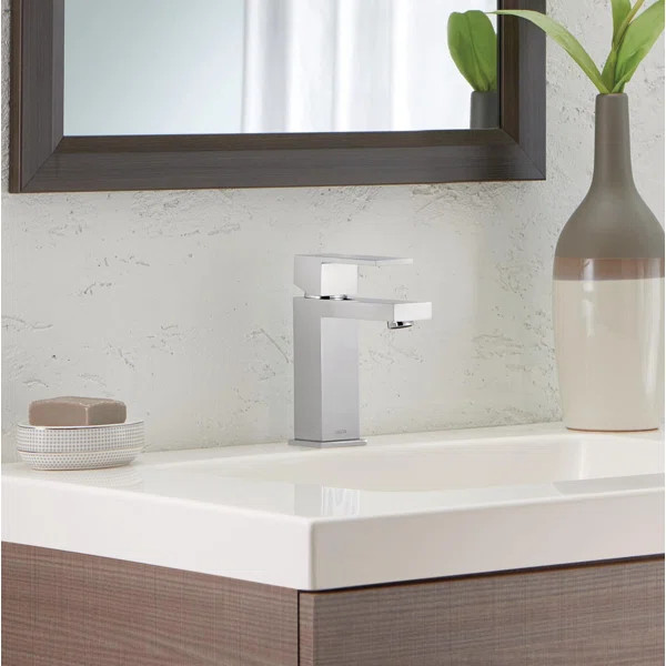 567LF-PP Modern Single Hole Faucet Single-handle Bathroom Faucet with Drain Assembly | Wayfair North America
