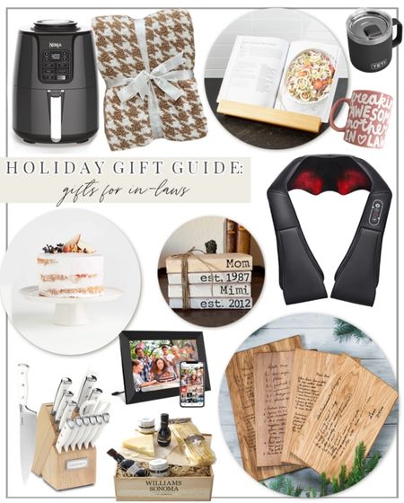 Holiday gift guide: gifts for in-laws

#inlawgifts #giftsforparents 

#LTKGiftGuide #LTKstyletip #LTKHoliday