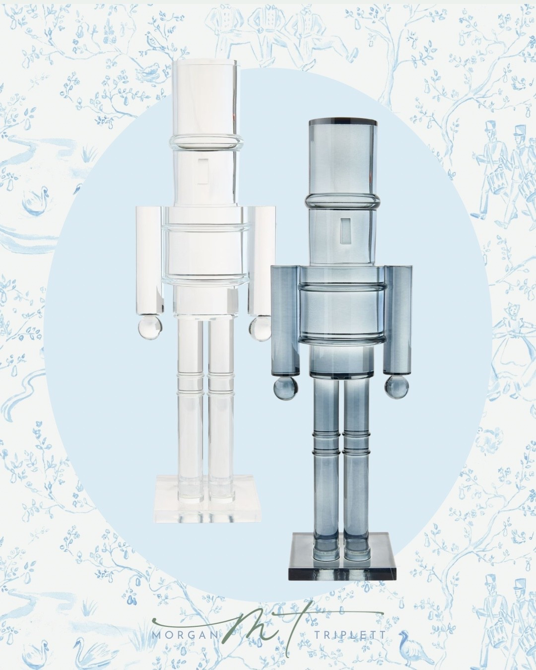 Acrylic nutcrackers 

Grandmillenial decor, Grandmillenial Christmas, blue and white, budget friendly 

#LTKSeasonal #LTKHoliday #LTKFindsUnder50