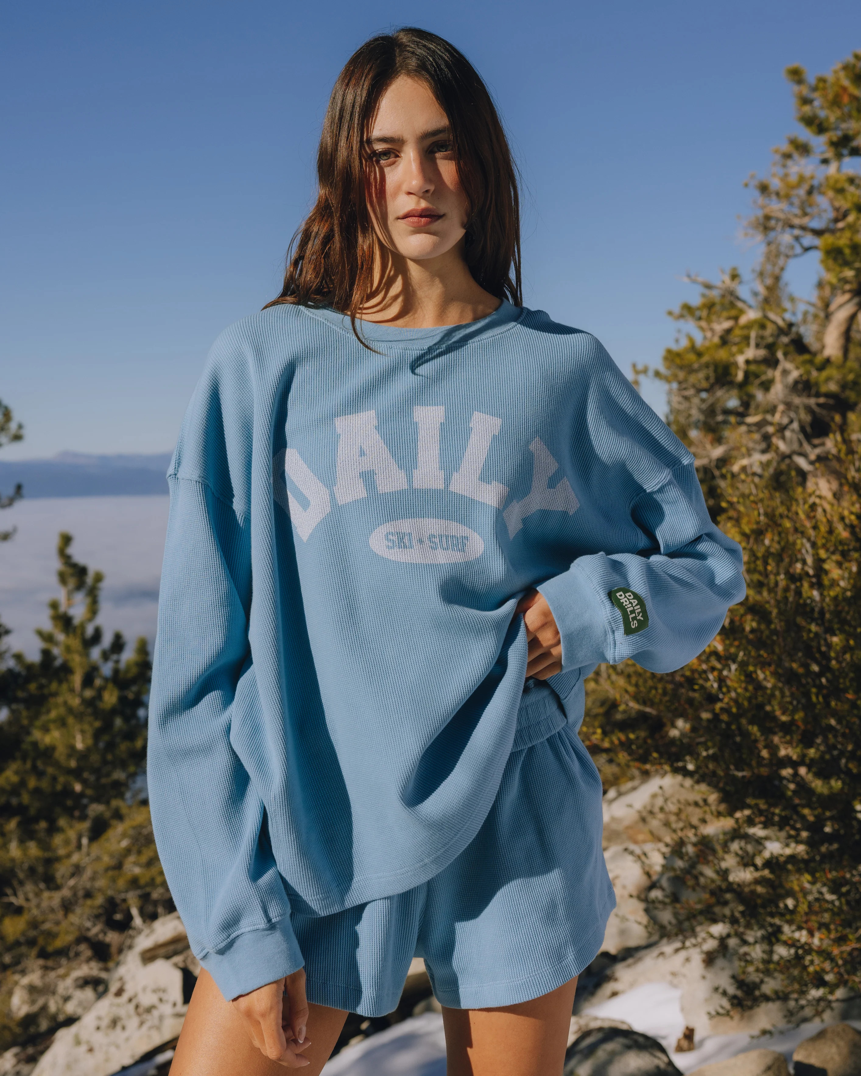 Oversized Daily Thermal - Malibu with Tofu | Daily Drills LLC